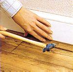 Use the same process of counter sinking the face nails and applying wood filler as used on the starter wall.