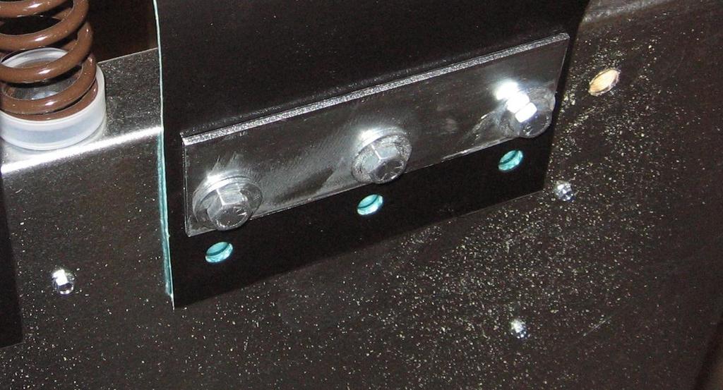 Restraint locations shown on submittal data sheet indicate the center position for each restraint and correspond to trios of pre-punched holes on the inside of the top rail. C.