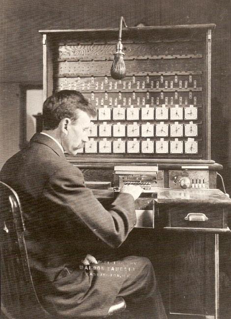org Hollerith Electric Tabulator, US Census Bureau, 1908 Photograph by