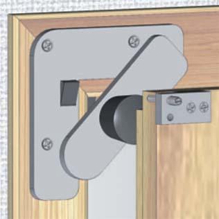 Finger protection system HW 0 For rebated and flush doors