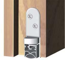 Retractable door seal Startec Protection against cold, draught and vermin Reduces the energy consumption of air conditioning systems Reduces light leakage For soundproofing doors (DIN 49) For smoke