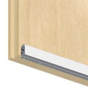 Wind-Ex US Retractable door seal Protection against cold, draught and vermin Single-side release Suitable for DIN left hand and DIN right hand Concealed, from underneath to door leaf Can be