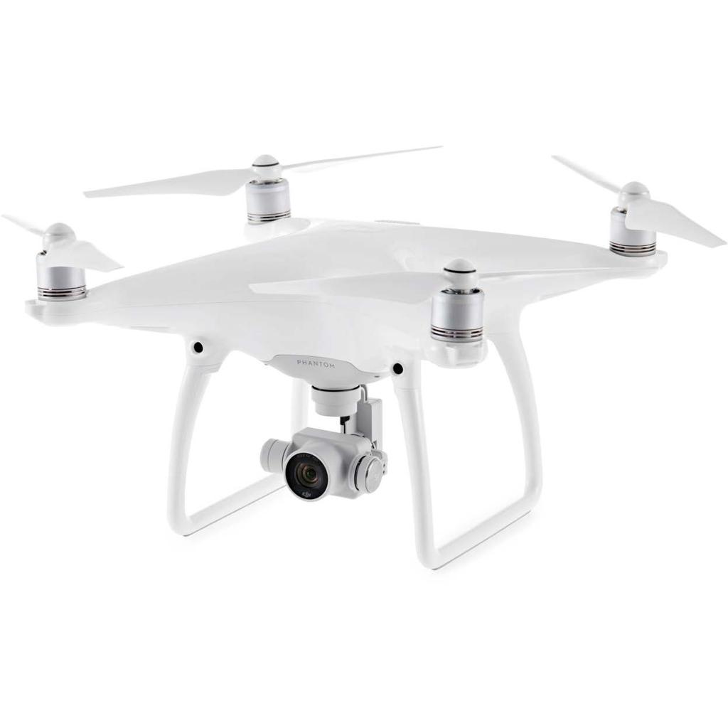 Phantom 4 with collision avoidance Scans height by IR sensor Position using GPS Fully gimballed camera Can be programmed to