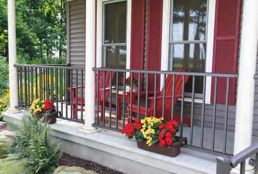 By selecting one of our virtually maintenance-free aluminum railing systems, you are