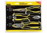 Decription 3 (1) 8 in (203 mm) Combination Pliers (1) 8 in (203 mm) Angled Diagonal Pliers (1) 8 in (203 mm) Long Nose Pliers Stanley Hand tools 2 piece Stanley FatMax