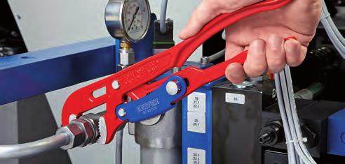 INNOVATIONS 2015 Pipe Wrenches S-Type with rapid adjustment 83 now a 2" capacity version available > > time-saving, precise adjustment of the gripping width directly on