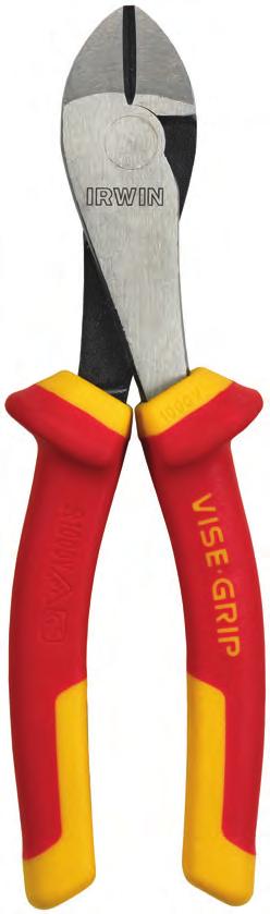 Strong gripping teeth Slim profile nose Nickel Chromium Steel 1000V insulated red and yellow