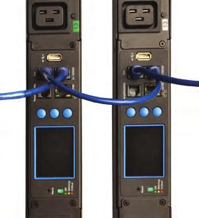 Monitored econnect PDUs Select Monitored econnect PDUs in high-density applications that require PDU linking capability and continuous, automated monitoring at the rack level.