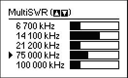arrow keys. Do not forget to press the ok key to start or stop measurement. The flashing antenna icon in the top-right corner indicates when the measurement is started.