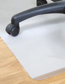 To protect the floor surface against scratches and dents, place felt pads under the tables, chairs and furniture.