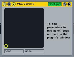 Farm 2 Plug-In Automation Slots within its audio or bus tracks Control Chooser (automation parameter) menus.