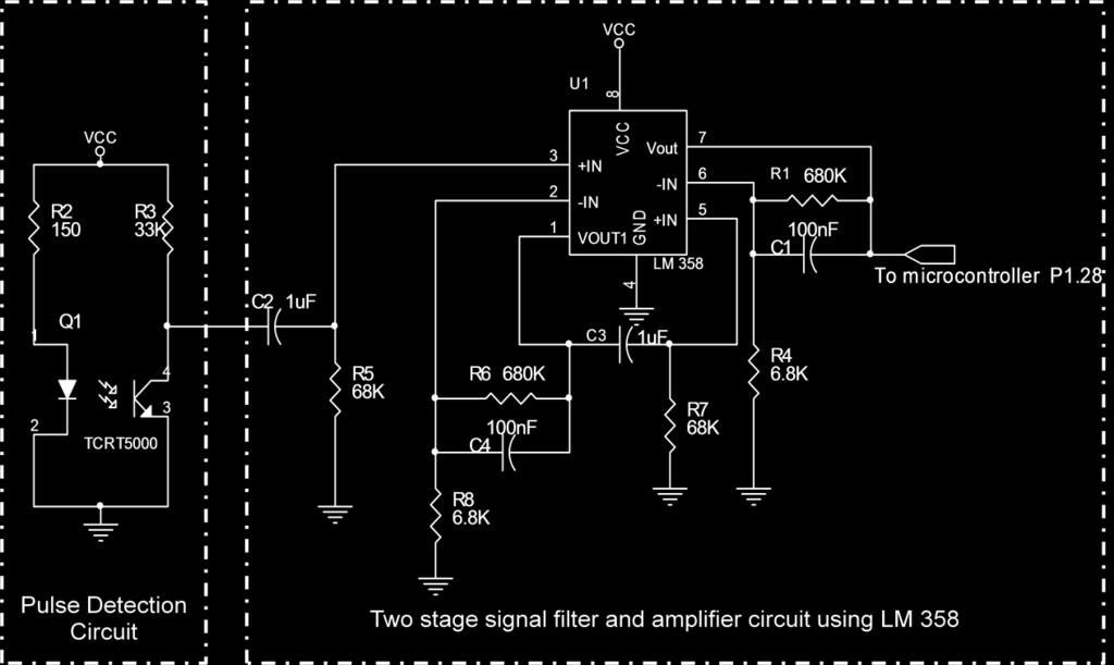 The microcontroller obtains the amplified and conditioned signals, and then it performs the interface with the GSM module using the supported standard AT commands. 2.