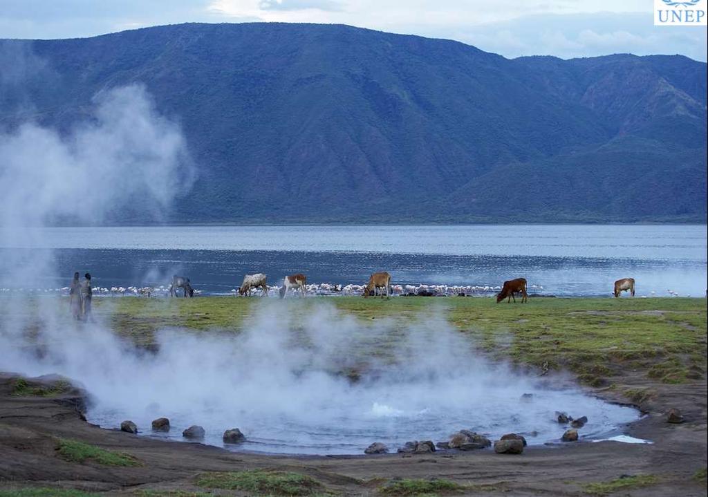 Geothermal hot springs, Lake Bogoria, Great Rift Valley -
