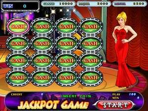 D. Jackpot game With 3 or more JACKPOT GAME. symbols on the screen, player enters the i.