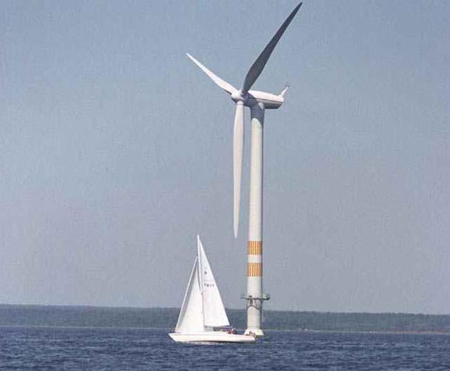 Efficient offshore wind turbine foundations Introduction l l For centuries mankind has used wind