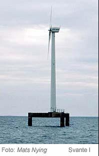 Turning offshore In 1990 the first offshore wind turbine was installed in Nogesund Sweden, 1000 feet off the coast
