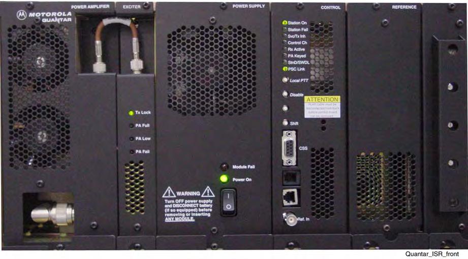 with Ethernet Interface) used at a receive only remote site is a QUANTAR station without the transmitter (that is, it does not