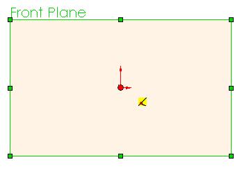 If you wish the Glass to end up sitting on the Top Plane (Horizontal Plane) as shown.