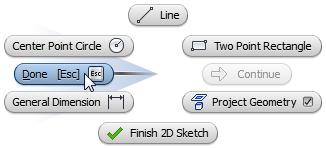 ribbon. Sketch Tab Format Panel Centerline 3: Sketch basic shape Start the Line tool.