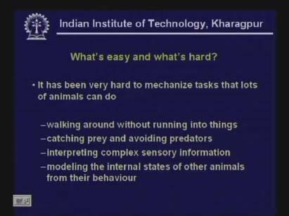 (Refer Slide Time: 20:03) Then these tasks unfortunately have not all been easy to do by machines.