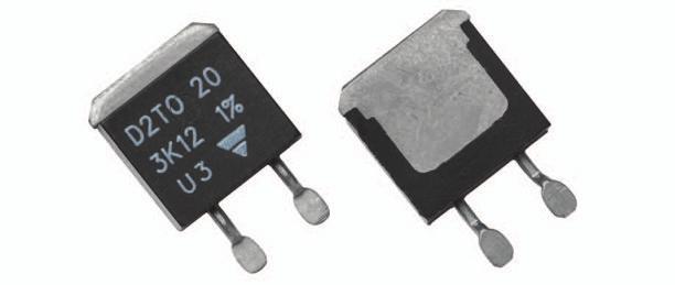 Surface Mount Power Resistor Thick Film Technology FEATURES AEC-Q200 qualified 20 W at 25 C case temperature Surface mounted resistor - TO-263 (D 2 PAK) style package Wide resistance range from 0.