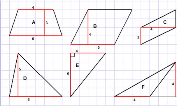 Mathematics Revision Guides Measuring Shapes Page 5 of 17 Example (2): Find the areas of the shapes shown on the centimetre grid below.