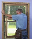 Note: If old window uses a cords/cables balance system, cut the balance cords/cables that run to the