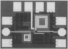 854 IEEE JOURNAL OF SOLID-STATE CIRCUITS, VOL. 37, NO. 7, JULY 2002 Fig. 6. Die photograph of LNA. Fig. 8. S11 and noise circle of the LNA (S11, S11 : 5 9 GHz). Fig. 7. Gains and noise figures of the LNA.