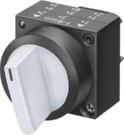Actuators and Indicators, Plastic, Round, 22 mm Actuators and indicators Siemens AG 2012 Version Selector switches with holder 1) Non-illuminated Illuminated Non-illuminated Illuminated Version