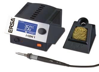 Your Guide ERSA i-con1 and i-con2 / C Soldering Stations i-con1 with i-tool soldering iron with innovative heating technology 102 soldering tip series see page 36 / 37 Order no.