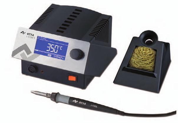i-con soldering/desoldering stations Ersa i-con1 soldering station The i-con product range is antistatic and includes both single and double iron stations for use of various soldering and desoldering