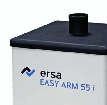 Ersa EA 55 i solder fume extraction EA 55 i with optional table clamp CLEAN-AIR solder fume extractions EA 55 i powerful solder fume extraction unit for