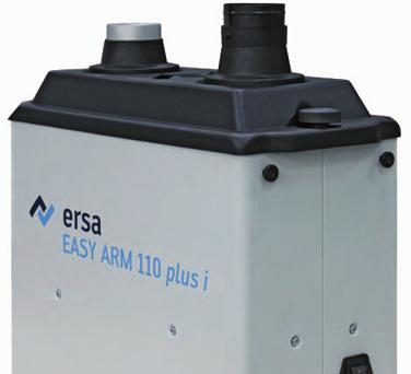 CLEAN-AIR solder fume extractions Ersa EA 110 plus i solder fume extraction The EA 110 plus i filter unit is a compact and efficient system with economical air recirculation.