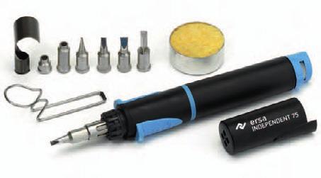Ersa independent 75 gas soldering sets Mobile power wherever you want! powerful, with comprehensive and top-quality equipment, small, handy and practically packed.