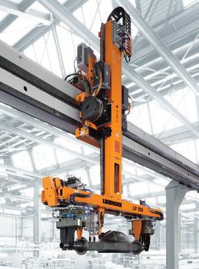 For all sizes, Liebherr offers a modular system with which the automation system can be adapted to the respective application, e.