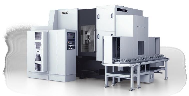 Gear hobbing machines For machining workpieces with a pitch diameter of max. 16 metres, Liebherr offers a choice of gear hobbing machines with individual concepts for machine automation.