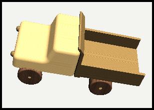 TOY TRUCK Prepared by: Harry Hawkins The following project is of a small, wooden toy truck.