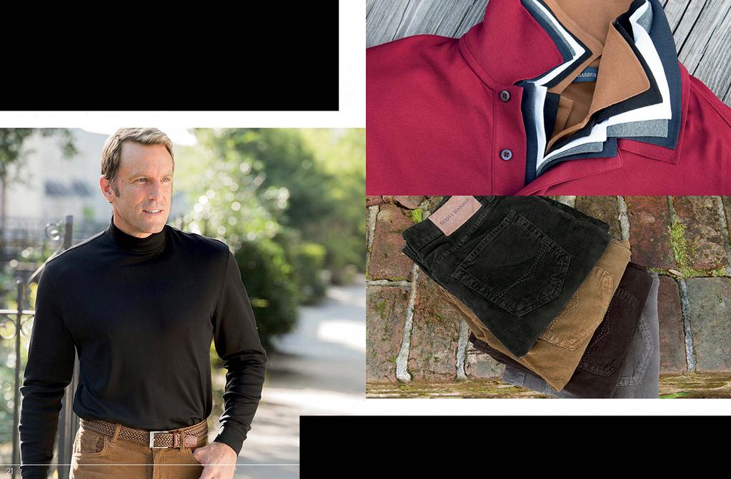 THE BEST CASUAL BASICS Few shirts are made to the standards of our mock turtlenecks and polos - from the world's best pima cotton.