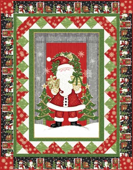 A Free Project Sheet NOT FOR RSAL Winter Greetings QUILT 1 Featuring fabrics from the Winter Greetings collection from Fabric Requirements (A) 4210P-99... 1 panel () 4219-66... ⅝ yard () 4218-88.