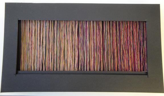 Figure 6: My color thread study There has been a trend of string art recently. One of the artists of this trend is Gabriel Dawe.