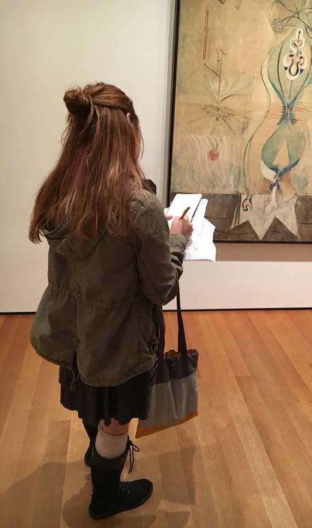 Statement about my MoMA Experience: Sara Dischino Where do I even start? The MoMa is a place of peace and is sacred in many facets.