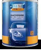 BLACHOGUM Effective protection of the body on the brush creates a strong and flexible coating that protects the chassis of the car in front of stone chip and mechanical impact.