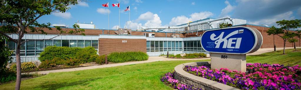 KEI CORPORATE OVERVIEW 2 Location: Kitchener, Ontario Canada Production Details: Over 400,000 sq.