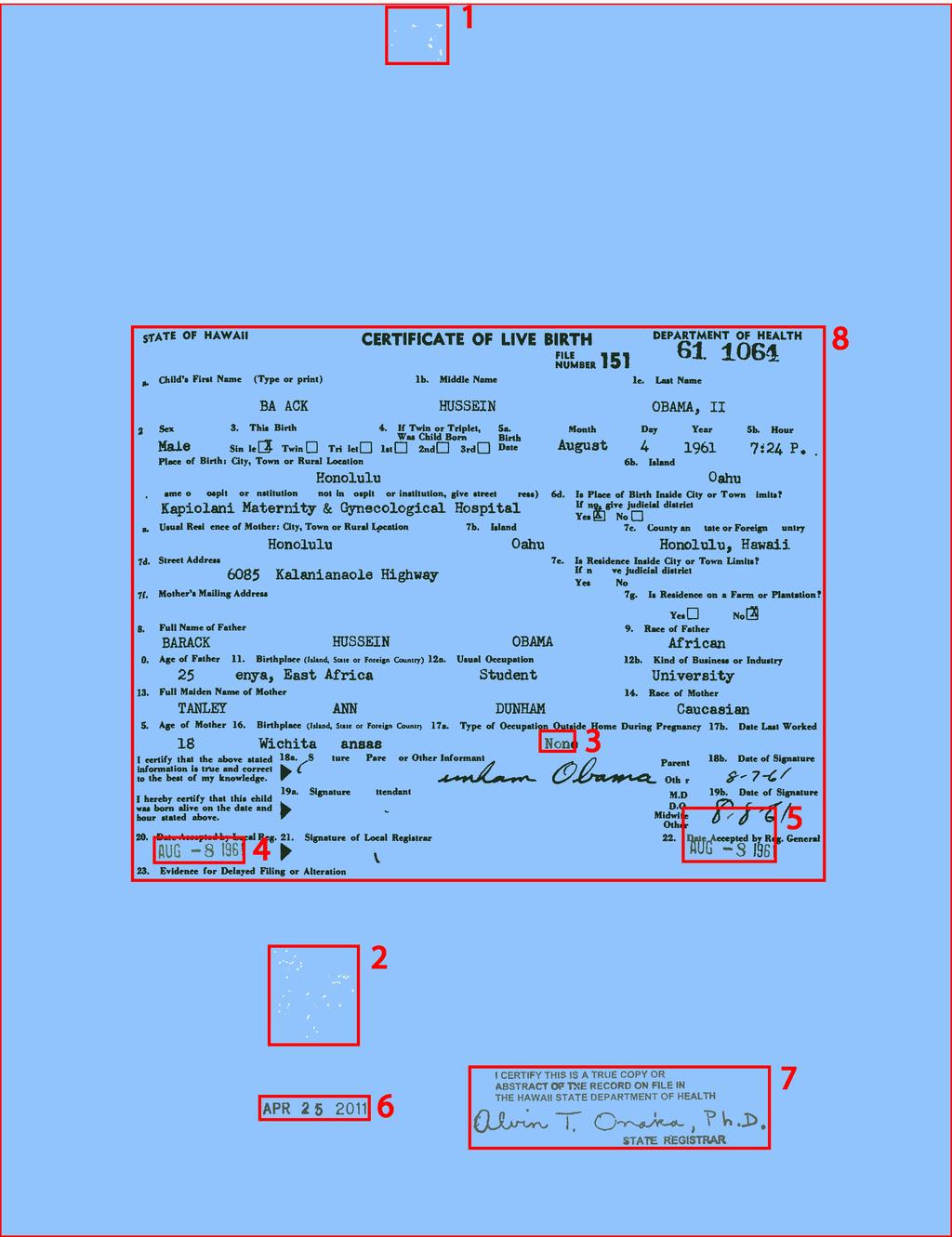 where the information being added is placed: those are the areas where the blue background is not visible; where the blue background is visible, the corresponding image is transparent, thus letting