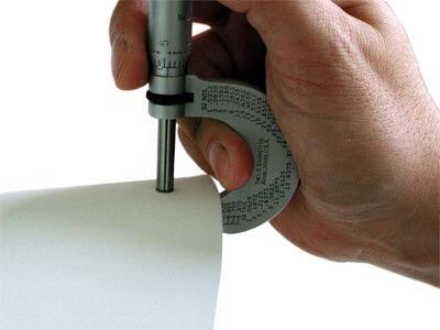 Paper Thickness Caliper - Thickness -