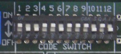 CODE SWITCH SETTINGS All transmitters and receivers will be shipped from the factory with preprogrammed 4 digit system codes.