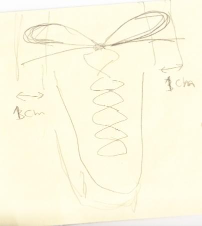 Benjamin, 4 point problems 1629. A shoe-lace is too long. The ends and the tags should be 1 cm shorter each. We will achieve this by shortening one end of the lace. With how many cm?