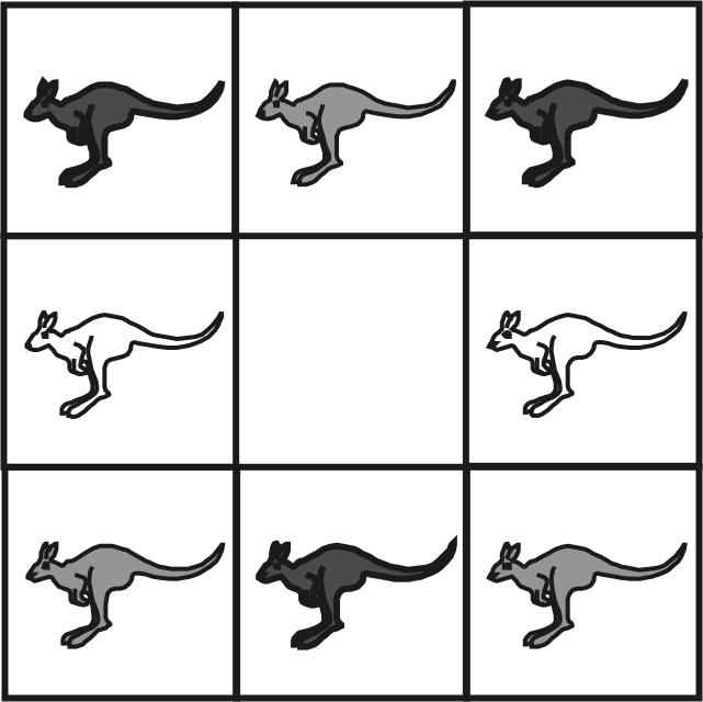 PreEcolier, 3 point problems the number of black kangaroos is greater than the number of white ones? (A) (B) (C) Pre-Ecolier (D) (E) 1884. Anna likes to play with her doll and its clothes.