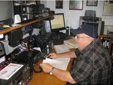 Most amateur radio communication is simplex; One person speaks while the others listen. This is quite different than have some friends over for dinner and conversing.
