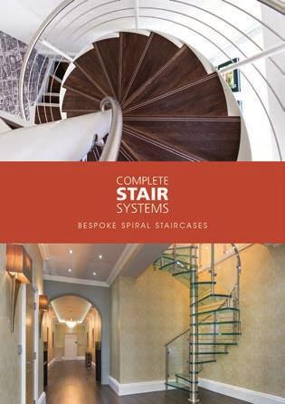 Request your copy of our Bespoke Spiral Staircase Brochure T : 01794 522444 E : INFO@COMPLETESTAIRSYSTEMS.CO.UK WWW.COMPLETESTAIRSYSTEMS.CO.UK WWW.TIMBERSTAIRSYSTEMS.